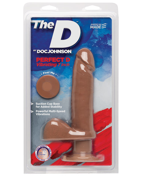 The D 7" Perfect D Vibrating W-balls - Caramel