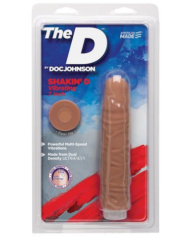 The D 7" Shakin' D Vibrating - Caramel