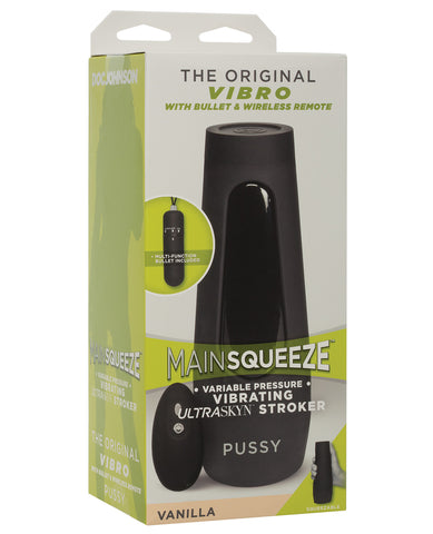Main Squeeze Original Vibro Pussy - Vanilla