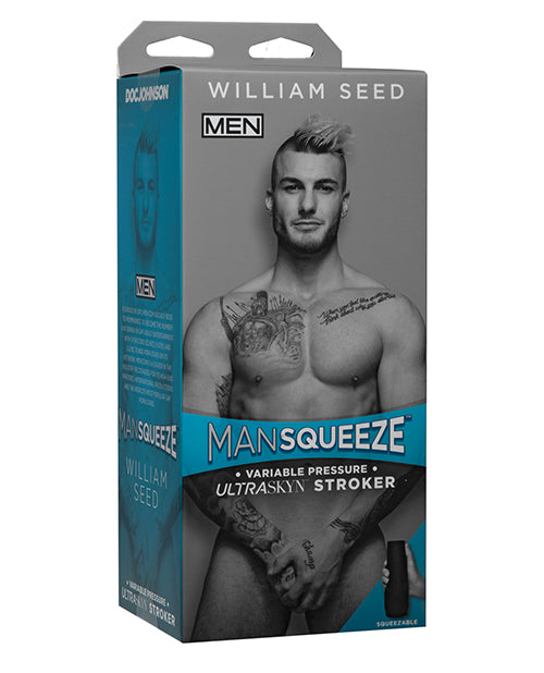 Man Squeeze Ultraskyn Ass Stroker - William Seed
