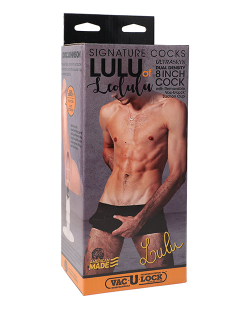 Signature Cocks Lulu Of Leolulu 8" Ultraskyn Cock W-removable Vac - U-lock - Flesh