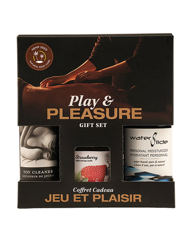 Earthly Body Holiday-valentines Play & Pleasure Gift Set - Asst. Strawberry