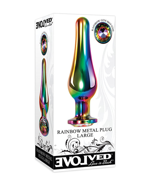 Evolved Rainbow Metal Plug - Large