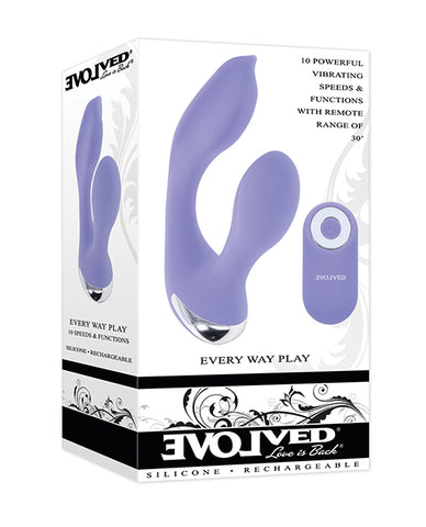 Evolved Remote Controlled Rabbit Vibrator - Lilac