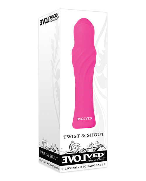 No Eta Evolved Twist & Shout Rechargeable Bullet - Pink