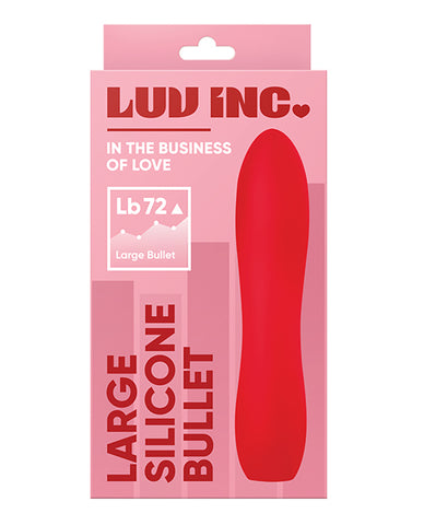 Luv Inc. Large Silicone Bullet - Red