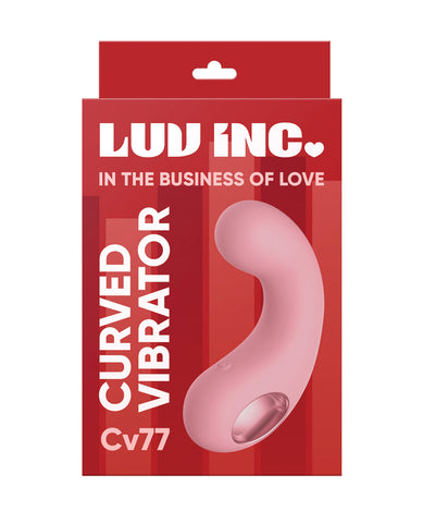 Luv Inc. Curved Vibrator - Light Pink