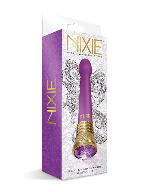 Nixie Mystic Wave Satin Bulb Vibe - 10 Function Amethyst