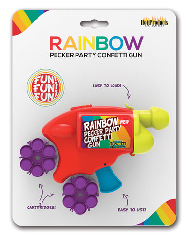 Rainbow Pecker Party Confetti Gun