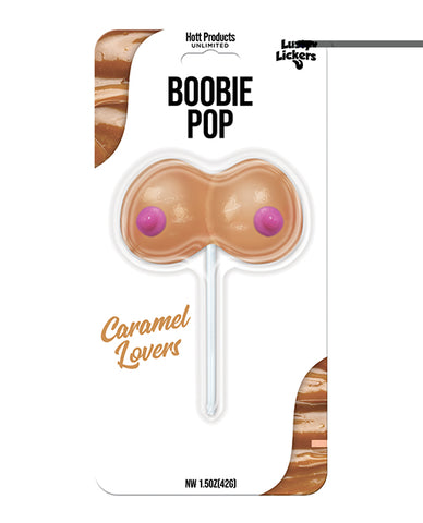 Lusty Lickers Boobie Pop - Caramel Lovers