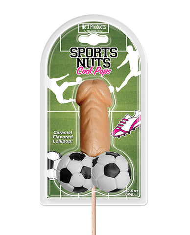 Sports Nuts Cock Pop Soccer Balls - Caramel