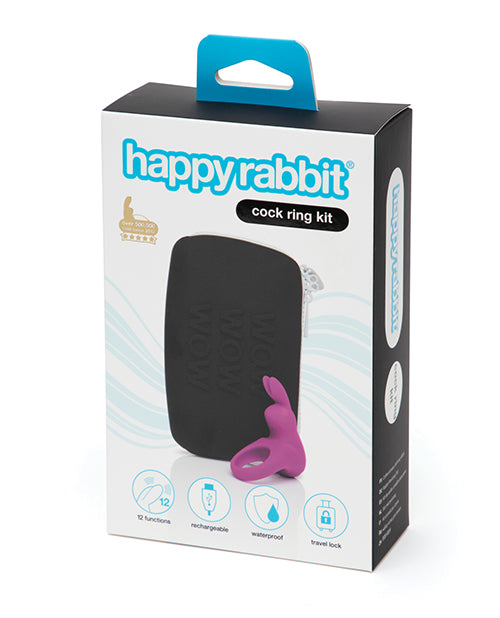 Happy Rabbit Cock Ring Kit - Purple