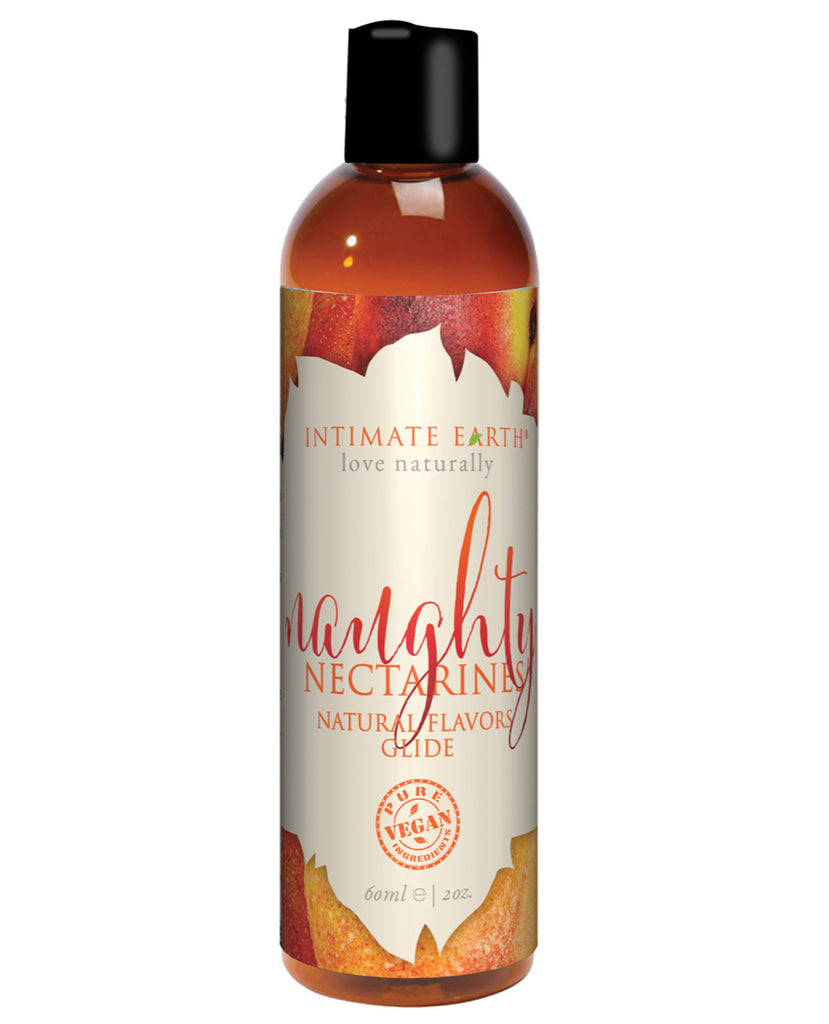 Intimate Earth Natural Flavors Glide - 60 Ml Naughty Nectarines