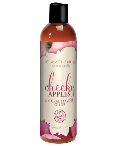 Intimate Earth Natural Flavors Glide - 60 Ml Cheeky Apples