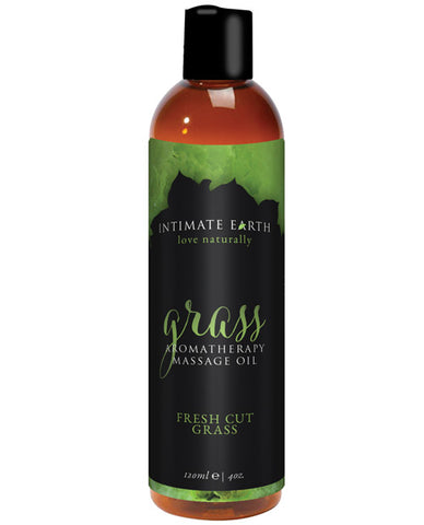 Intimate Earth Grass Massage Oil - 120 Ml