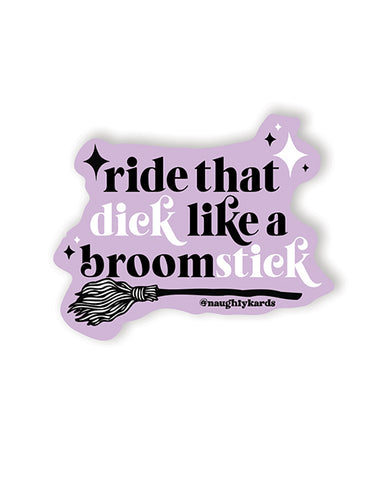 Broomstick Sticker - Pack Of 3
