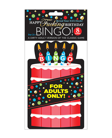 Happy Fucking Birthday Bingo Game