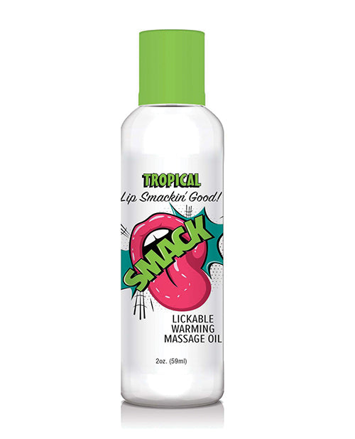 Smack Warming Massage Oil - 2 Oz Tropical