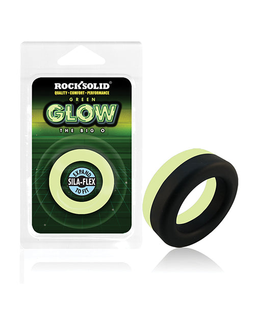 Rock Solid Glow In The Dark  Big O Ring - Black-green