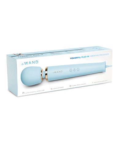 Le Wand Powerful Plug-in Vibrating Massager  - Sky Blue