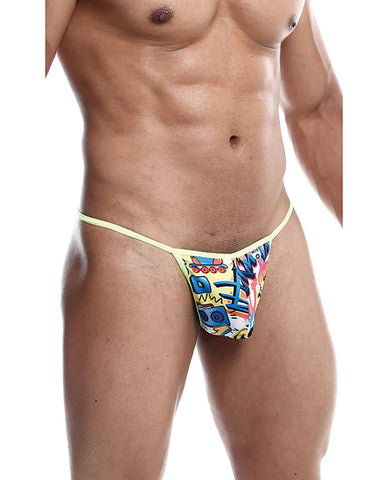 Male Basics Sinful Hipster Music T Thong G-string Print Sm