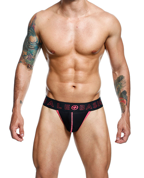 Male Basics Neon Thong  Coral Md