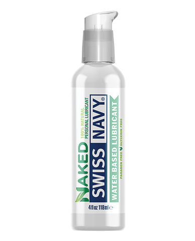 Swiss Navy Naked All Natural Lubricant - 4 Oz