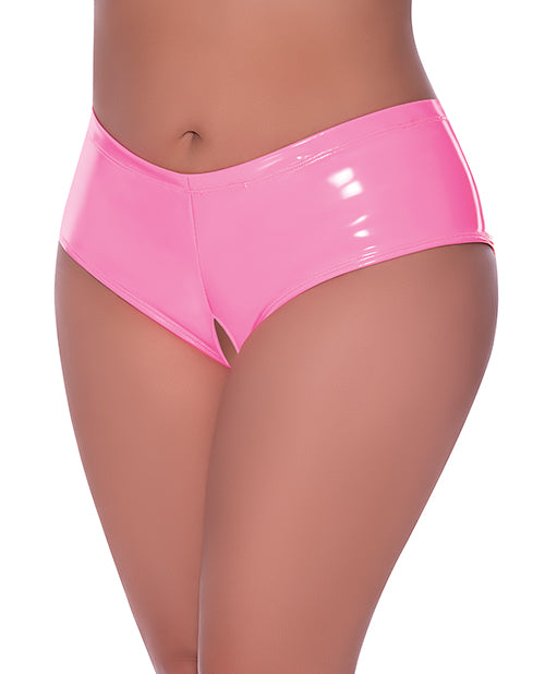 Hard Candy Low Rise Split Crotch Boy Short Pink Qn