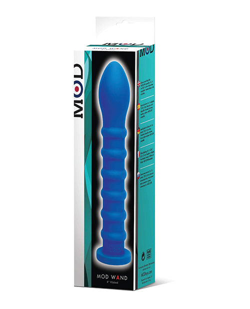 Mod Ribbed Wand - Blue