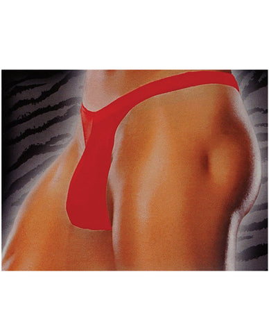 Male Power Bong Thong Red S-m