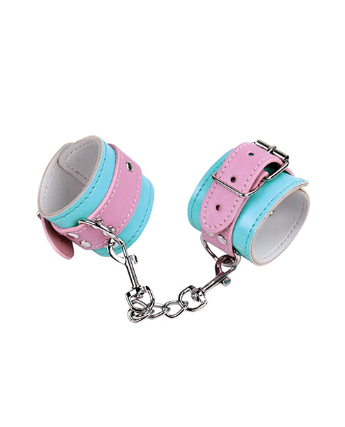 Nobu Fetish Handcuffs - Pink/blue