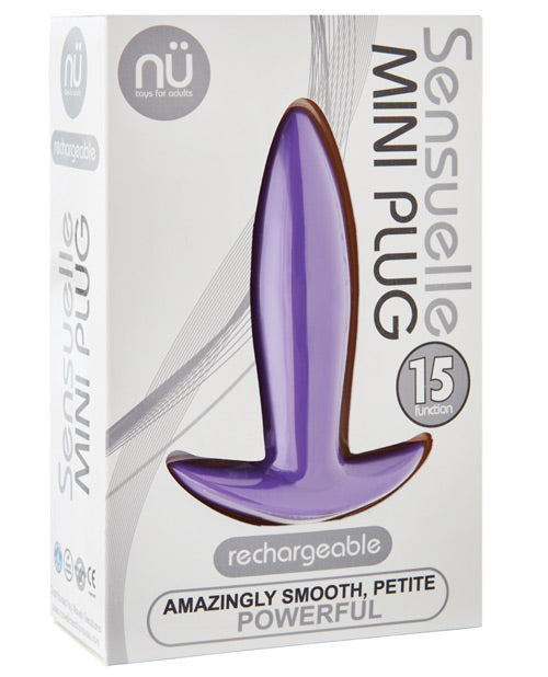 Sensuelle Mini Butt Plug - Purple