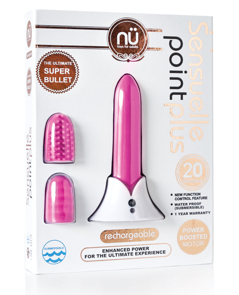 Sensuelle Point Plus Rechargeable Bullet - Pink