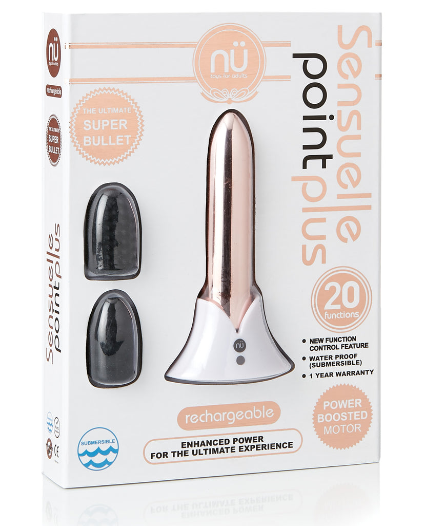 Sensuelle Point Plus Rechargeable Bullet - Rose Gold