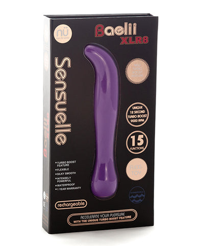 Sensuelle Baelii Flexible G Spot Xlr8 Turbo Boost - Ultra Violet