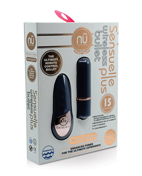 Sensuelle Remote Control Wireless Bullet Plus - Navy Blue