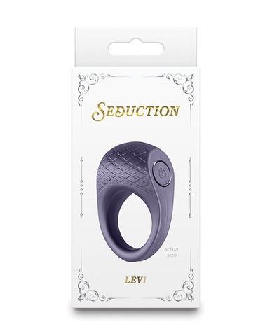 Seduction Levi Cock Ring - Metallic Grey