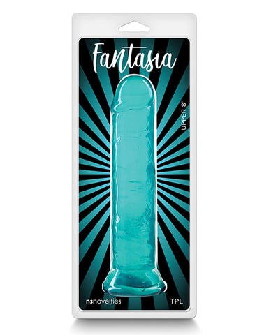 Fantasia Upper 8" Dildo - Teal