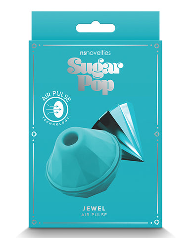 Sugar Pop Jewel Air Pulse Vibrator - Teal