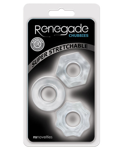 Renegade Chubbies 3 Pack - Clear