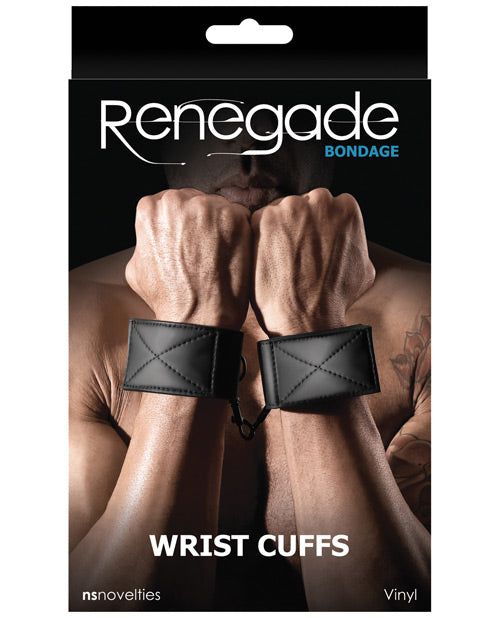 Renegade Bondage Wrist Cuffs - Black