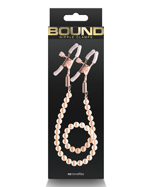 Bound Dc1 Nipple Clamps - Rose Gold