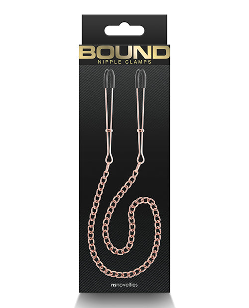 Bound Dc3 Nipple Clamps - Rose Gold