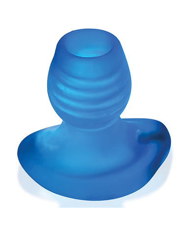 Oxballs Glowhole 2 Hollow Buttplug W-led Insert Large - Blue Morph