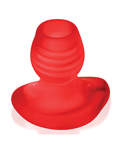 Oxballs Glowhole 2 Hollow Buttplug W-led Insert Large - Red Morph