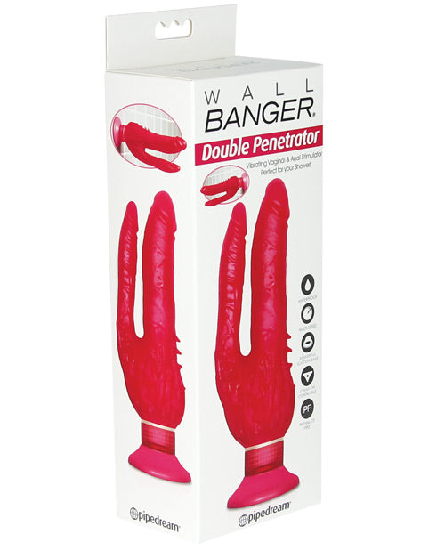 Wall Bangers Double Penetrator Waterproof - Pink