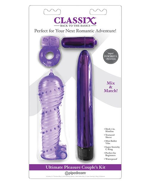 Classix Ultimate Pleasure Couples Kit - Purple