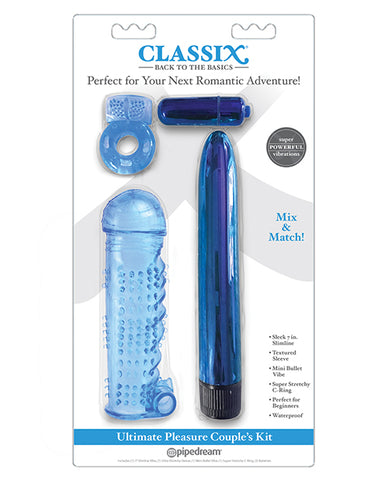 Classix Ultimate Pleasure Couples Kit - Blue