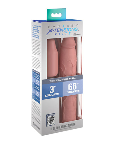 Fantasy X-tensions Elite 9" Sleeve W-3" Plug - Light