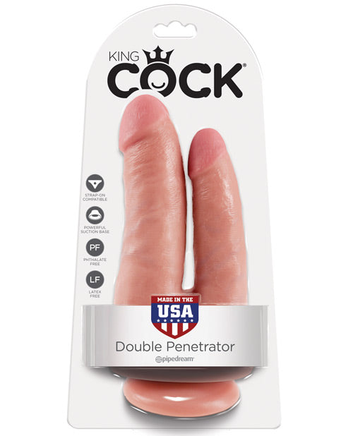 King Cock Double Penetrator - Flesh